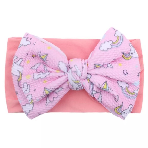 6pcs Baby  floral Print headband bow knot  multi colors - Picture 7 of 13